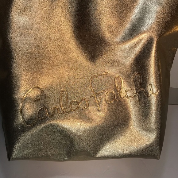 VINTAGE GOLD PURSE BY CARLOS FALCHI - Picture 1 of 8